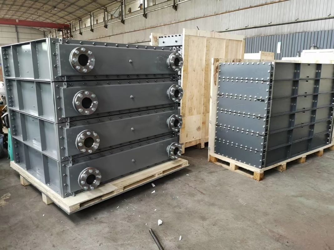 500x500x500 mm Luchtkoeler voor olie Koeler voor hydro-turbine Ontworpen om viscositeit van olie te hanteren 10-500 CSt Langdurig