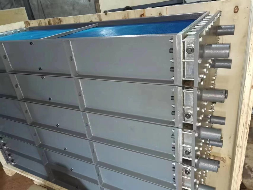 500x500x500 mm Luchtkoeler voor olie Koeler voor hydro-turbine Ontworpen om viscositeit van olie te hanteren 10-500 CSt Langdurig