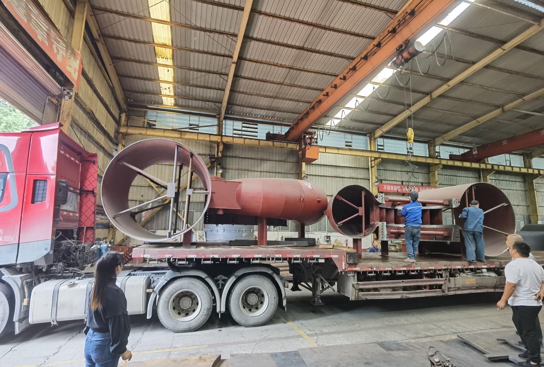 Brush Excitation Mode Waterturbinegenerator met horizontale installatiemethode