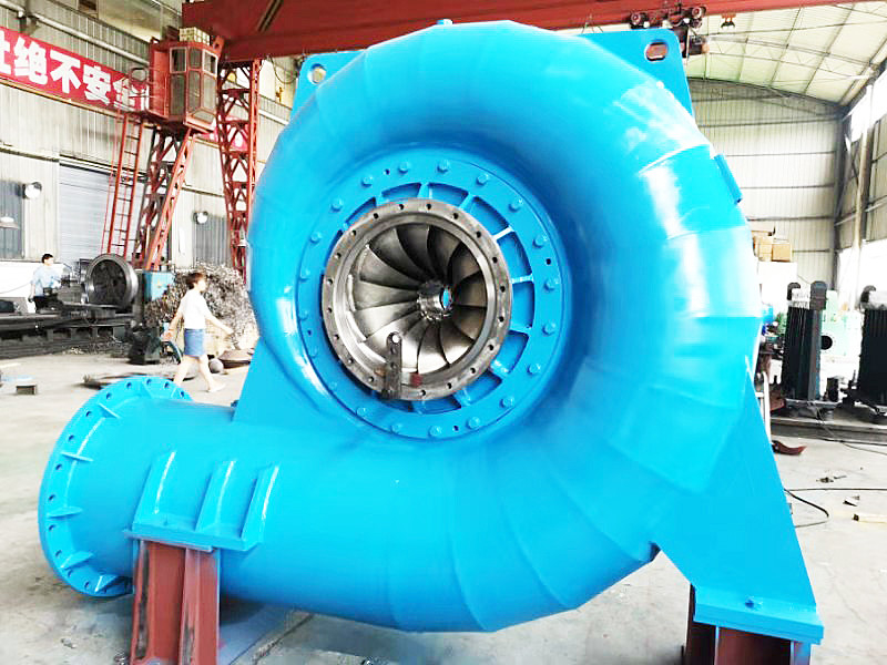 Veelgebruikte Francis-turbinegenerator voor op maat gemaakte producten 1mw 2mw