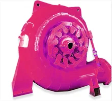 Krachtige waterturbine met een vermogen van 200 kW tot 20 MW en een nominale spanning van 220 V tot 690 V