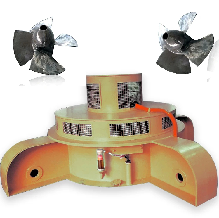 30-60 jaar levensduur Roestvrij staal Kaplan Hydroturbine Generator voor 5-50m nominale kop