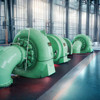 Roestvrij staal horizontale Francis Turbine Generator Automatische besturing 6.3kV stroomtoevoer