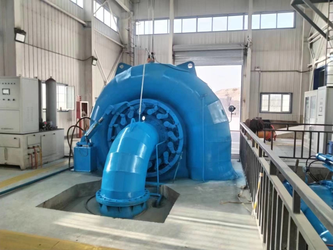 Gepersonaliseerde capaciteit Hydroturbine Generator 200kw-20mw Staal Parameters 5m-500m Waterkop 50HZ/60HZ