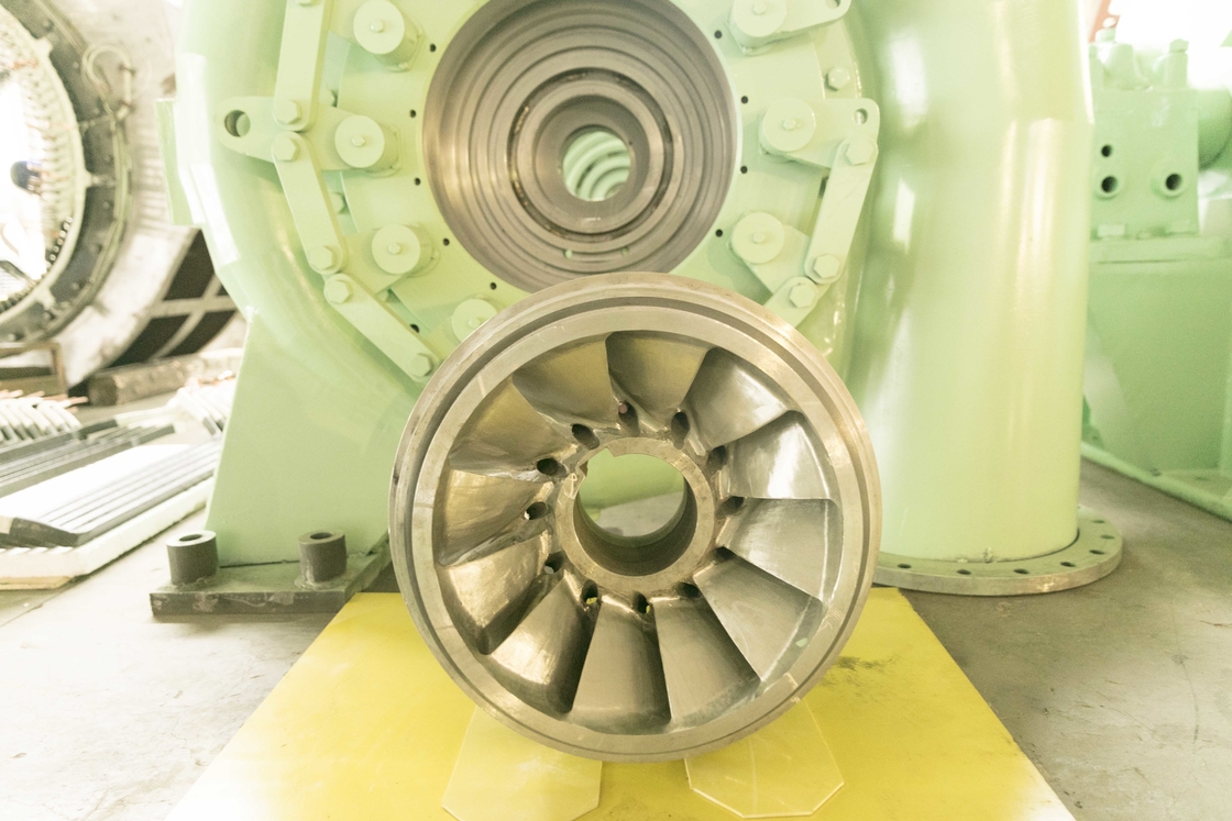 Verticale lucht/water koeling waterturbine generator 220V-690V borstelloze 200kw-20mw 450-1000 RPM