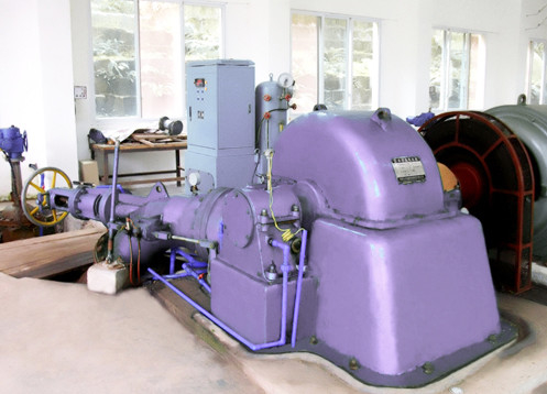 Verticale / horizontale installatiemethode 500kW Turgo Turbine Hydro Generator met AVR aangepast