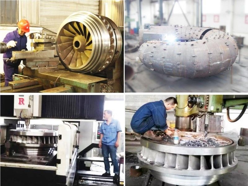 Borstelloos of statisch bekrachtigingssysteem hydroturbine-wiel met OEM-flexibiliteit en een inlaatdruk van 10 MPa, geoptimaliseerd voor waterkrachtsystemen