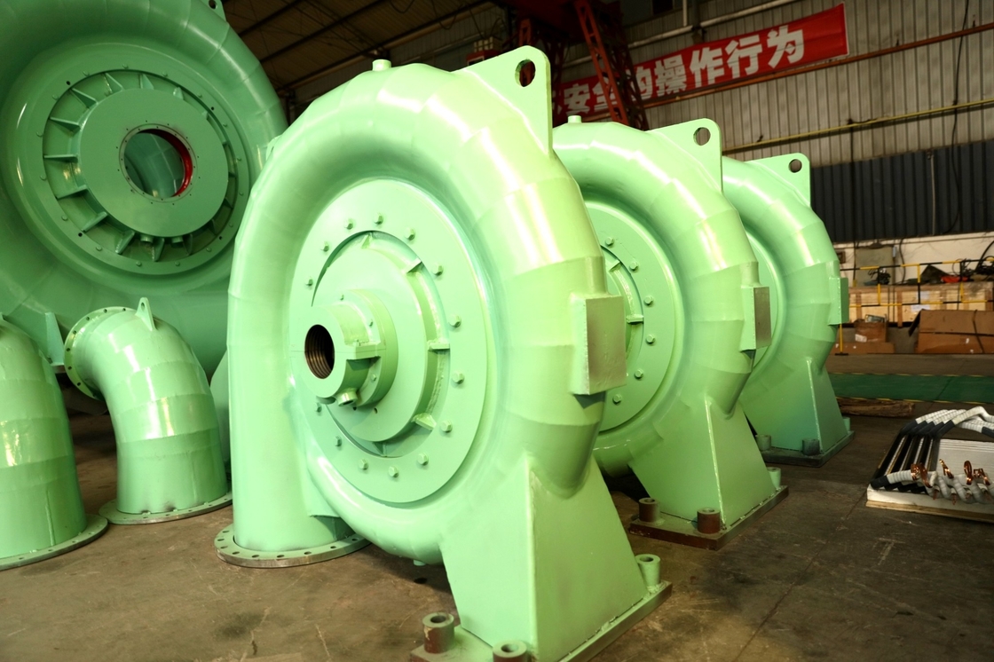 50 jaar levensduur Francis Hydroturbine hoge duurzaamheid voor kleinschalige projecten Fabriek Verkoop