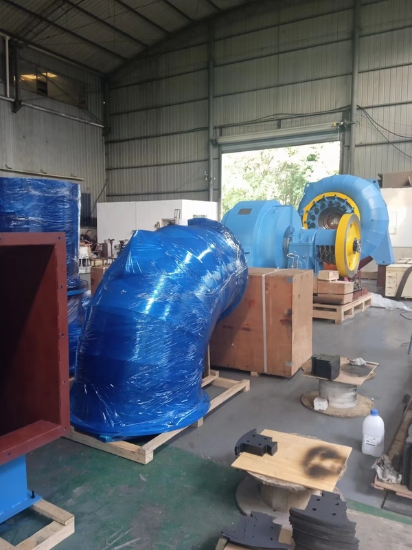 Kracht Francis Turbine Generator 300KW-20MW Automatische besturing 450-1000RPM 20m-300M Hoofd 50Hz/60Hz