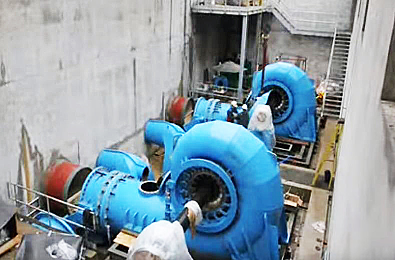 450-1000 RPM Nominale snelheid Francis Waterturbine Generator voor waterkrachtopwekking