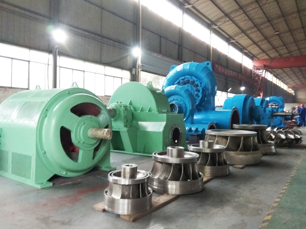 Snelheidswaterturbinegenerator binnen/buiten lucht/waterkoeling 300-3000 t/min.