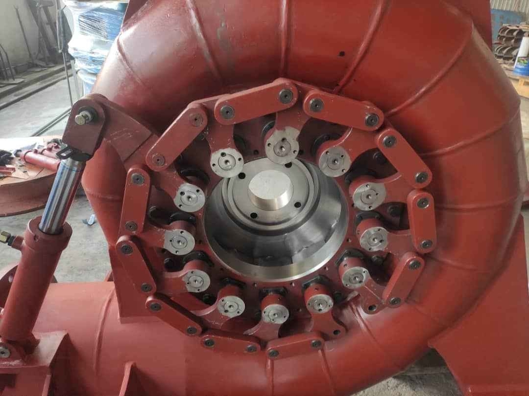Grote capaciteit 1mw 3mw Francis Hydro Turbine Hoog efficiëntie voor 50HZ/60HZ Frequentie