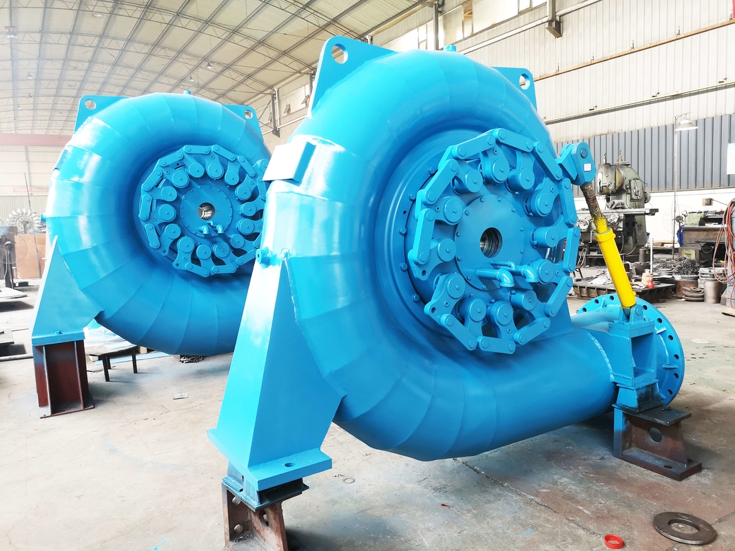 Duurzaamheid Hydroturbinegenerator met aangepast model 5m-500m Waterkop 50HZ/60HZ Frequentie