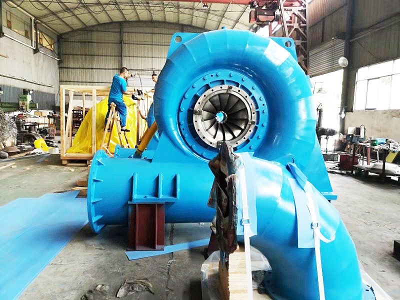 Duurzaamheid Hydroturbinegenerator met aangepast model 5m-500m Waterkop 50HZ/60HZ Frequentie