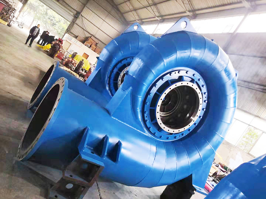 Francis Hydroturbinegenerator met 88-96% efficiëntie voor 50HZ/60HZ frequentie bij de productie van waterkracht