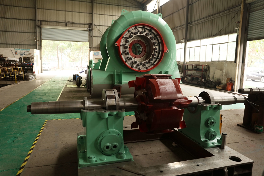Verticale waterturbinegenerator zonder borstel 200kw-20mw 450-1000 RPM 220V-690V