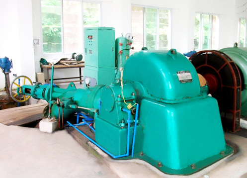 Verticale / horizontale installatiemethode 500kW Turgo Turbine Hydro Generator met AVR aangepast