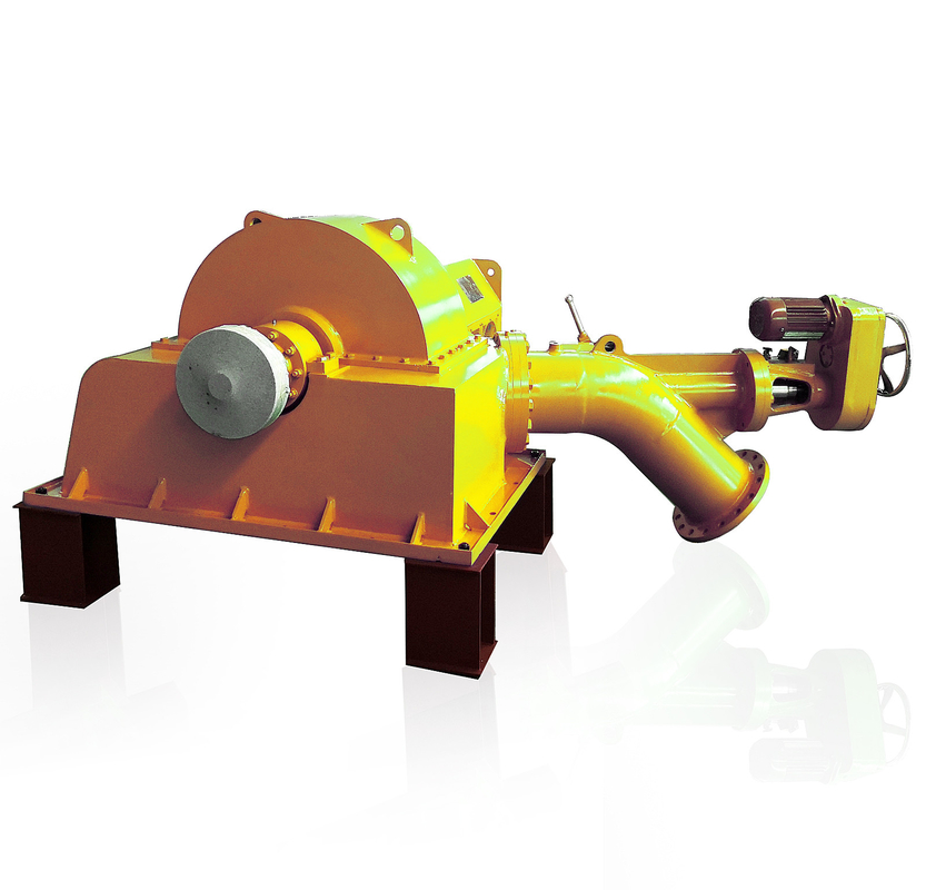 Waterkrachtapparatuur Turgoturbine Waterturbine-generator 5t-20t Nominale kop 50-400m