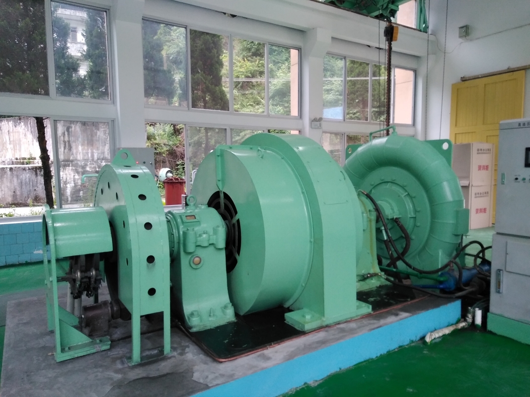 Kraftwerk met hoge capaciteit Francis Turbine Generator 300KW-20MW Nationale efficiëntie 90%-96%