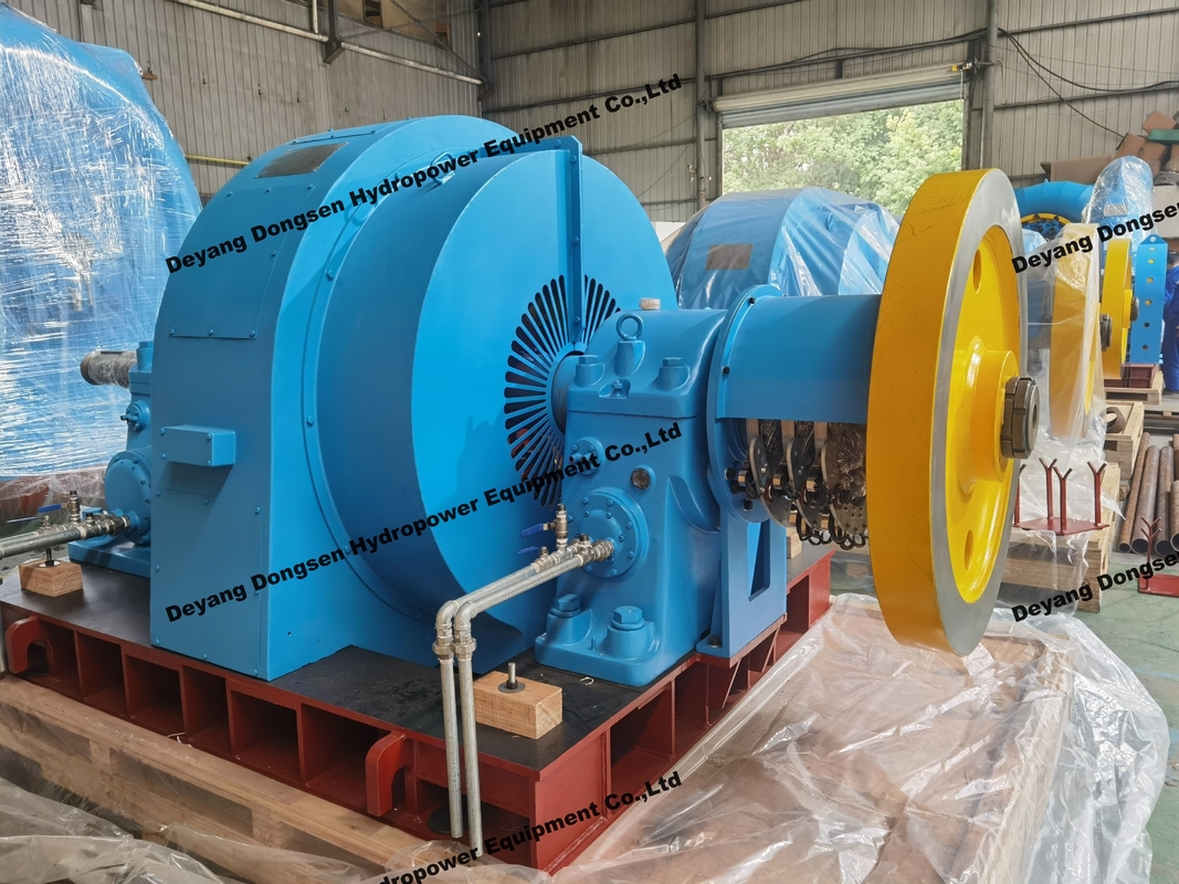 Lucht- en waterkoeling waterturbine-generator met op maat gemaakte corler