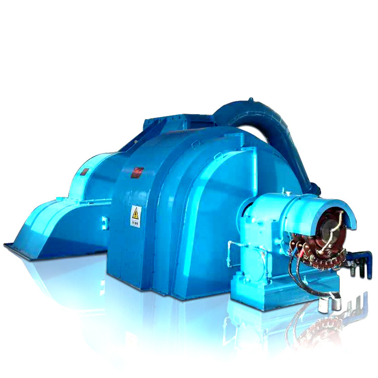 Heavy Duty Pelton Wheel Turbine Generator Roestvrij staal 6-10kV Nominale spanning 500-3000r/min