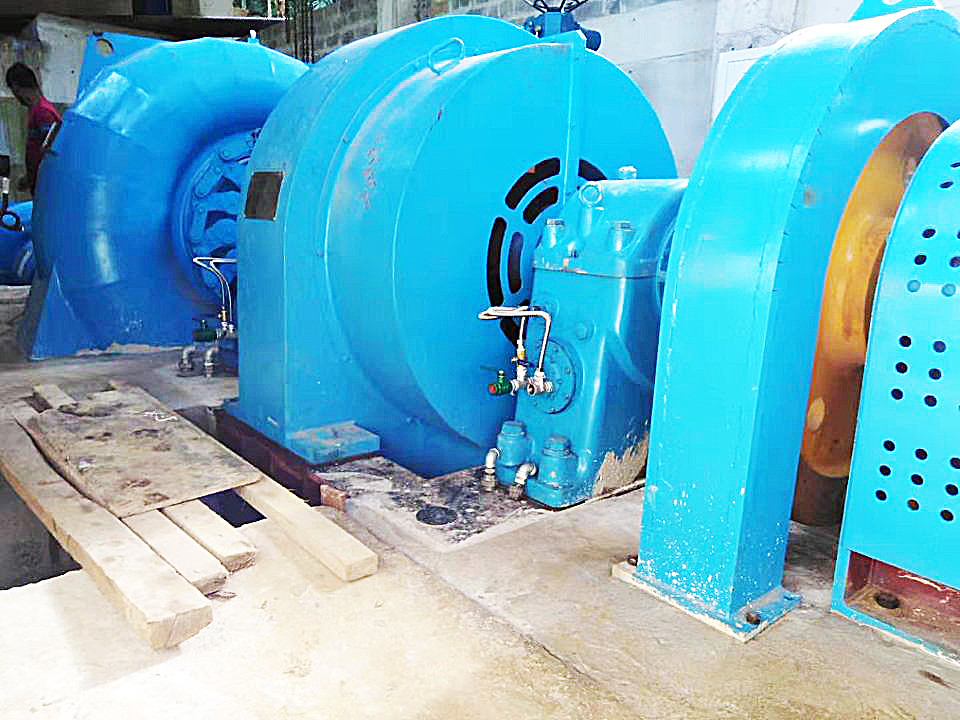 Verticale of horizontale installatie van de Francis Hydroturbine Generator