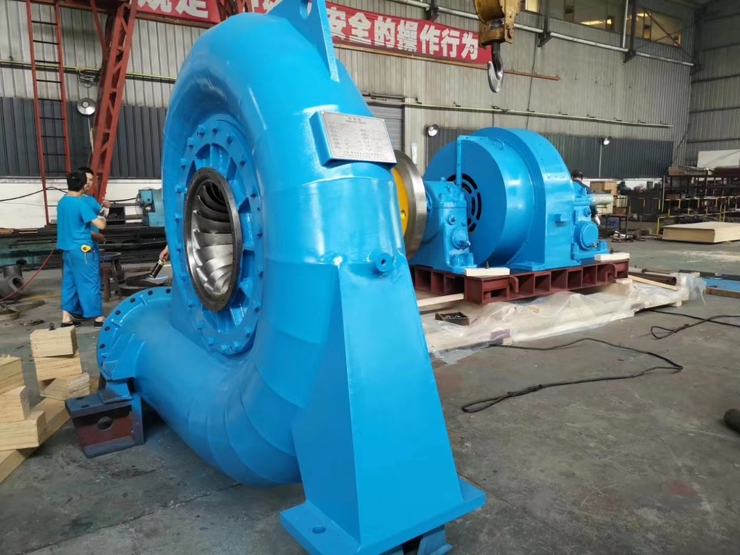 Automatische Francis Turbine Generator van roestvrij staal 400V 800V 6,3kV 10kV Verticaal of horizontaal