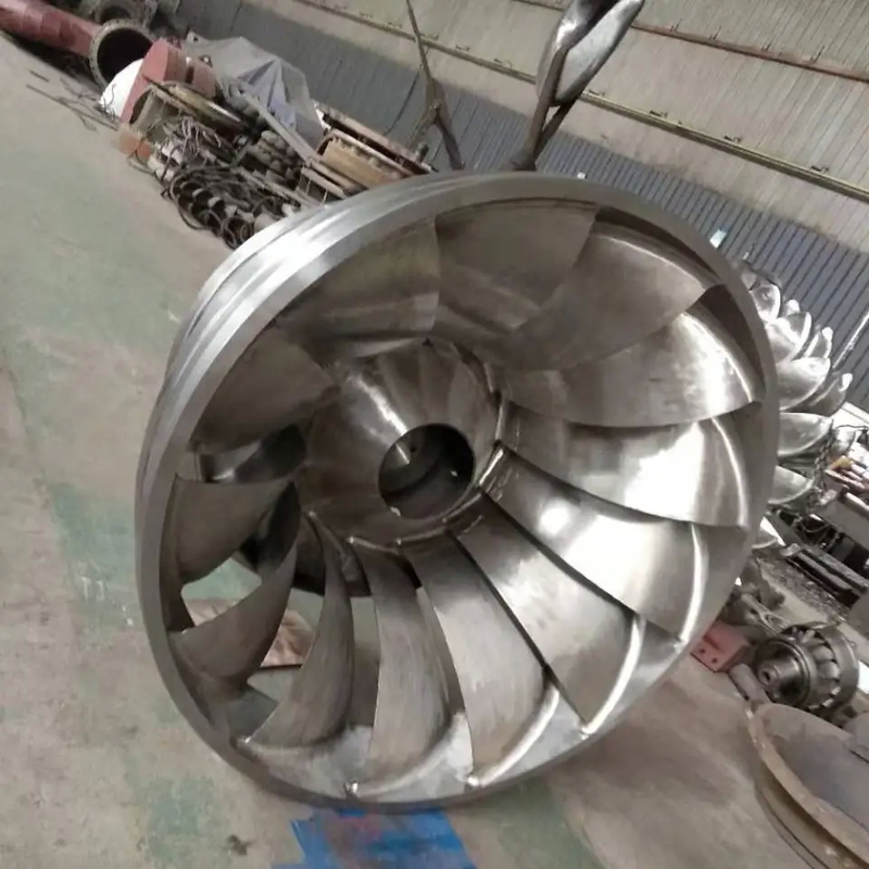 Verticale of horizontale 450-1000 RPM nominale snelheid Francis turbinegenerator met roestvrijstalen loop