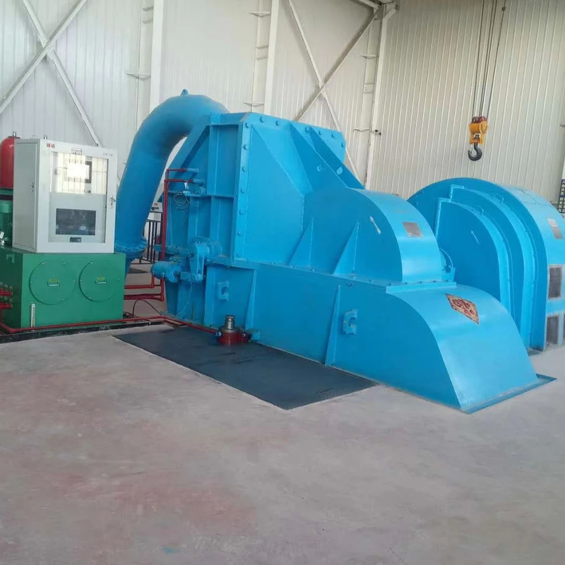 Vermogen Pelton turbine generator lichtgewicht ontwerp borstelloos/thyristor opwinding F klasse isolatie
