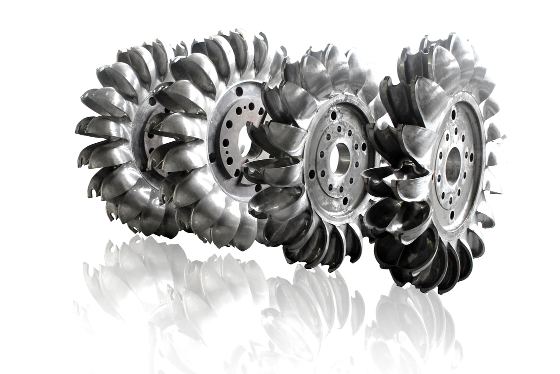 Efficiëntie Lucht-/oliegekoelde Pelton-turbinekrachtgenerator 6-10kV 50Hz/60Hz Vermogen 100kw-50mw