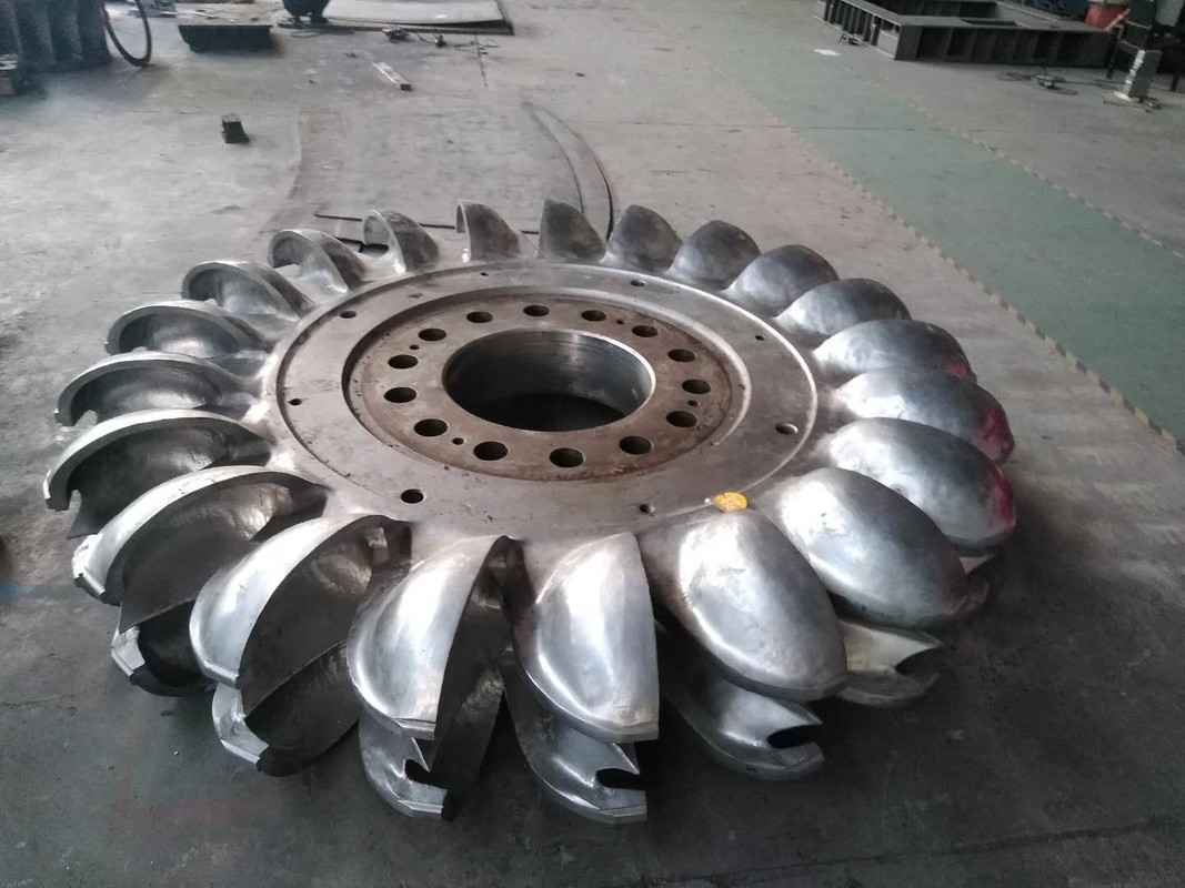 Duurzaamheid Stalen hydroturbine generator 5m-500m Waterhoofd Frequentie 50/60HZ Voor energieopwekking