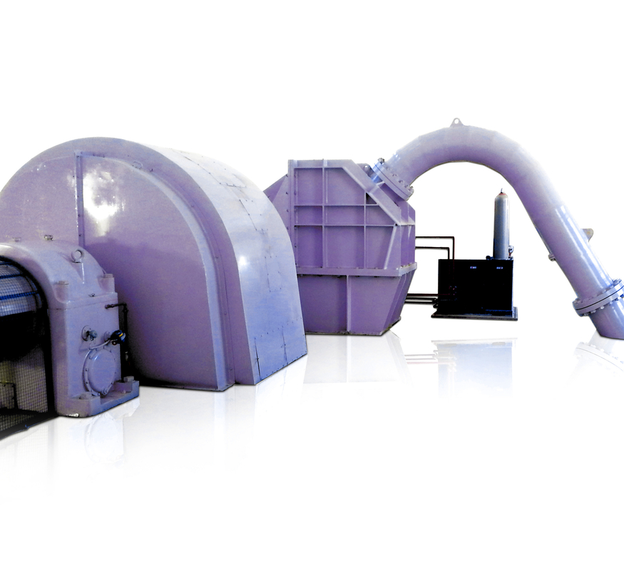 100-1000A lucht/olie koeling Pelton turbine generator roestvrij staal met microgouverneur