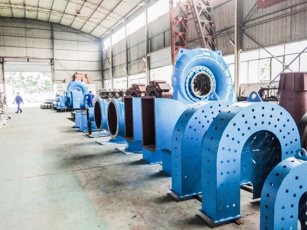 Gepersonaliseerde duurzaamheid Hydroturbinegenerator met componenten van roestvrij staal voor 50HZ/60HZ-toepassingen