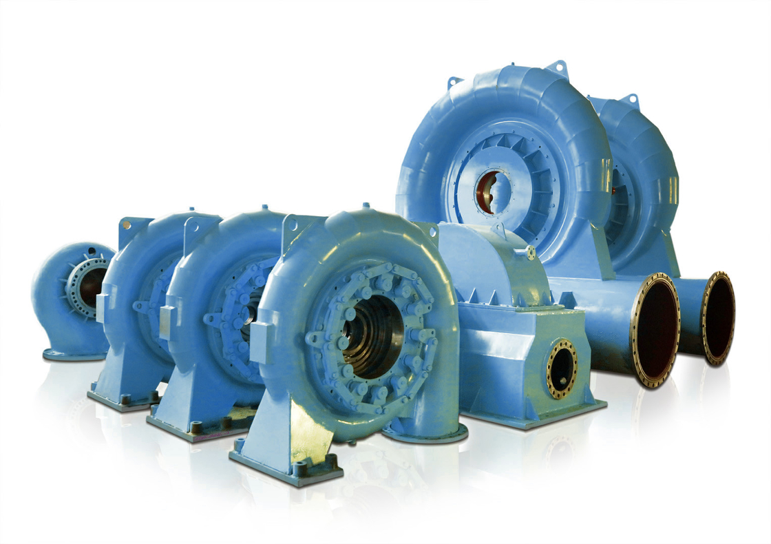 Verticale/horizontale borstelloze waterturbinegenerator met snelheid 450-1000 t/min.