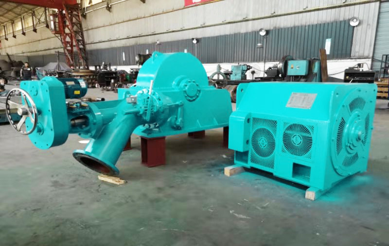 Turbo-turbinegenerator van roestvrij staal met een nominale kop van 50-400 m voor toepassingen van 220V-11000V