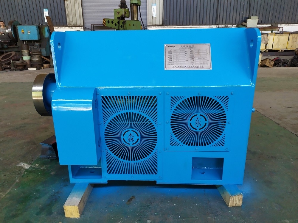 Turbo-turbinegeneratoren met een micro-regelaar voor gelijkstroomvoorziening voor waterkrachtcentrales