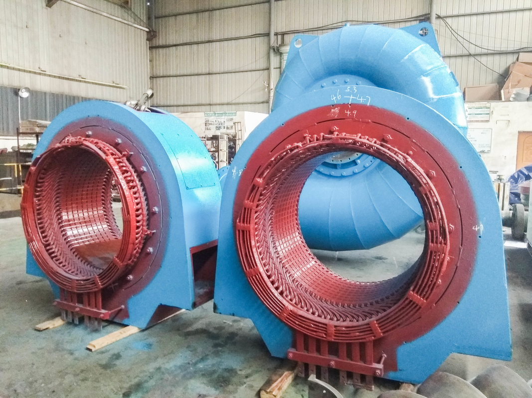 220V-690V waterturbinegenerator met borstelloze opwinding 200kw-20mw