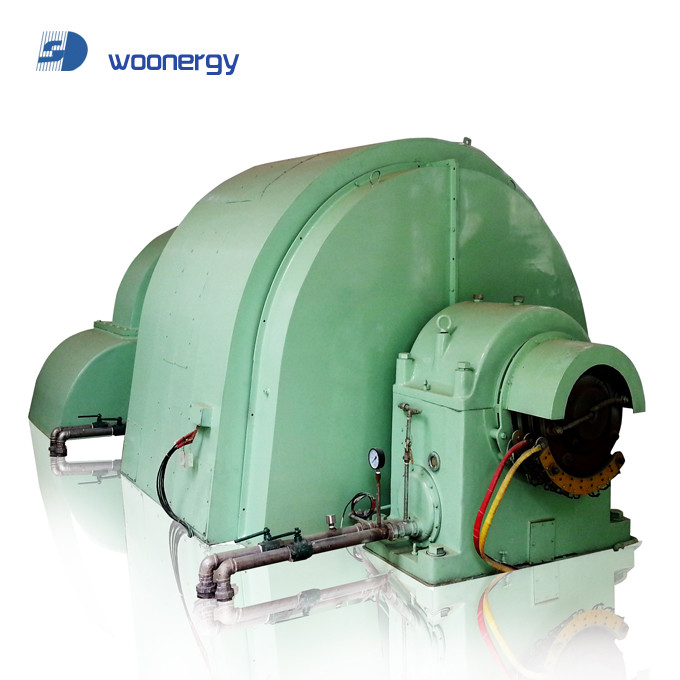 Waterkracht Pelton Turbine Generator 100kw-50mw IP54 Borstelloos/Thyristor 5-50t Gewicht