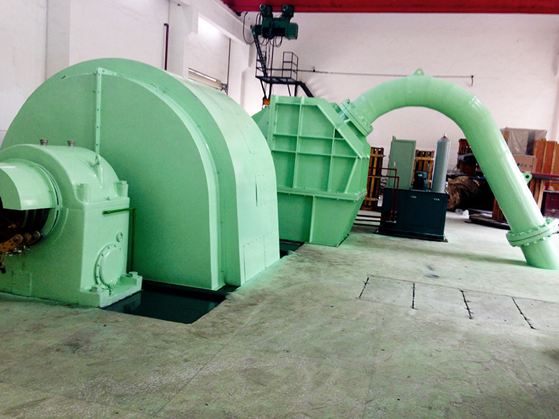 Efficiëntie 88-96% Waterturbine Pelton Hydro Turbine Factory Op maat van uw specificaties