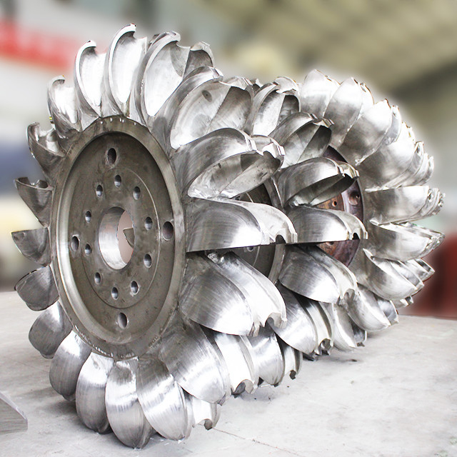 Efficiëntie Pelton-turbinegenerator IP54 Nominale lucht/olie koelingssnelheid 500-3000 r/min