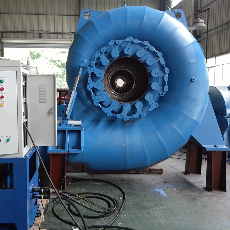 Verticale waterturbinegenerator 200kw-20mw Vermogen Uitgang Nominale frequentie 50Hz/60Hz Aanpasbare kleur Lucht/Water
