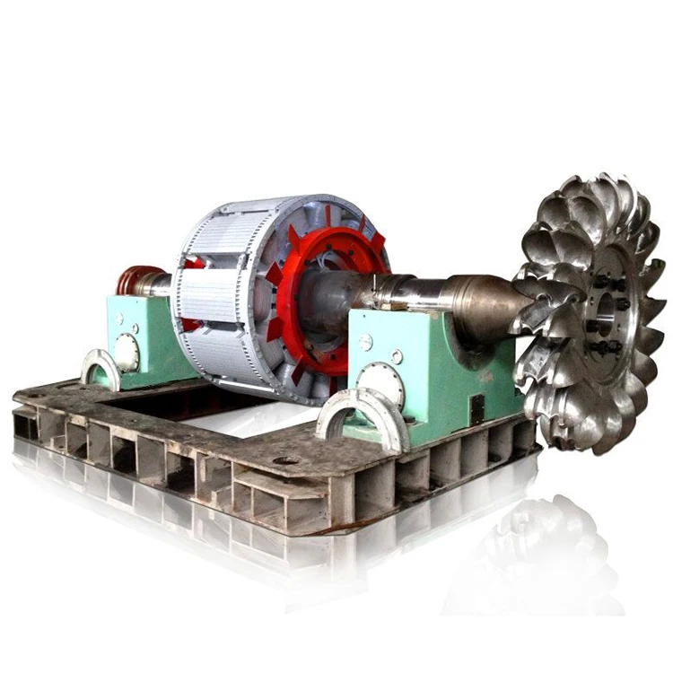 Gepersonaliseerde opwindingstoestand Waterturbine-generator 200kw-20mw Vermogen Uitgang Horizontale installatie