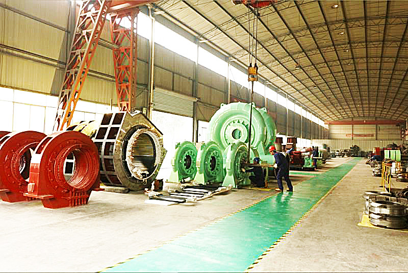 Static Silicon Brushless waterturbine 220V-690V Nominale spanning 200kw-20mw Power Output