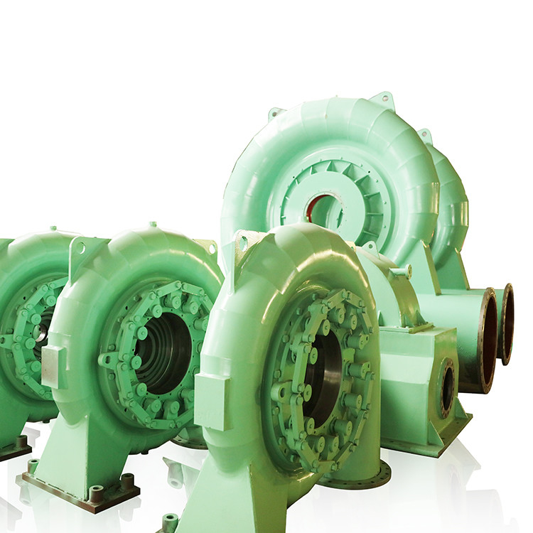 200kw-20mw Duurzaamheid Staal Roestvrij staal Hydroturbine Generator Voor 5m-500m water hoofd