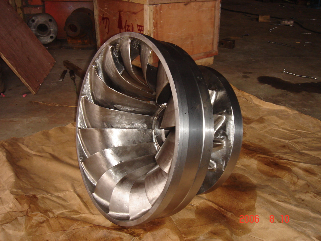 Gepersonaliseerde duurzaamheid Hydroturbinegenerator met roestvrij staal runner genereren van vermogen bij 450-1000rpm