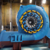 Op maat gemaakte borstelloze waterturbinegenerator met automatische bediening voor verticale installatie