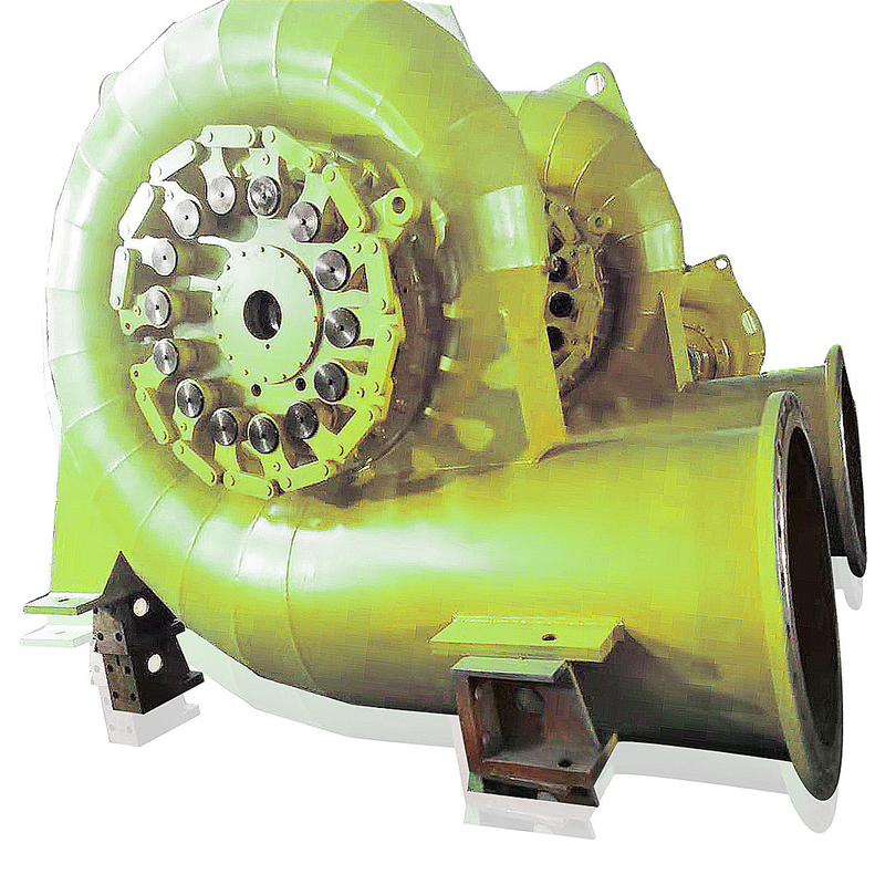 Hydroturbinegenerator aangepast voor 200kw-20mw Capaciteit 450-1000rpm 5m-500m Waterkop