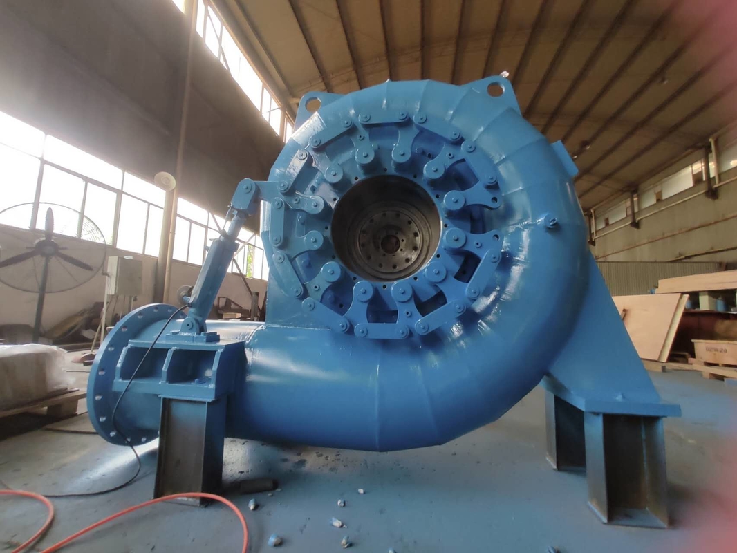 Automatische besturing statisch silicium opwinding water turbinegenerator met snelheidsbereik van 450-1000 RPM