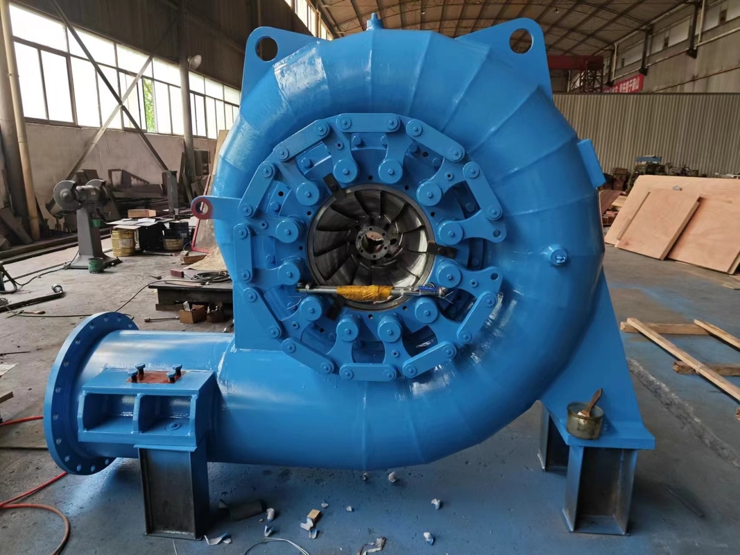 Roestvrij staal Francis Turbine Generator voor water hoofd 5m-500m Met hoge kwaliteit