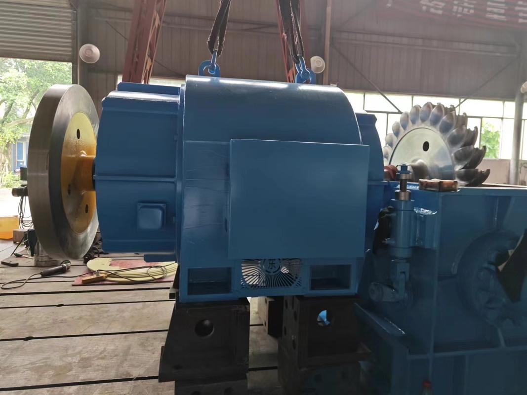 500-20 000kw staalhydroturbinegenerator voor frequentie-energieopwekking bij verschillende waterhoofden